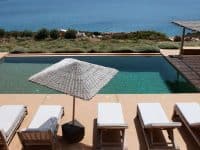 Villa Orpheus in Antiparos Greece, pool, by Olive Villa Rentals