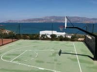 Villa Orpheus in Antiparos Greece, basketball, by Olive Villa Rentals