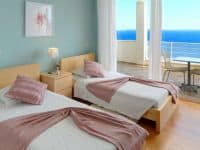 Villa Rhea in Corfu Greece, bedroom 3, by Olive Villa Rentals