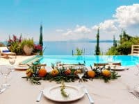 Villa Rhea in Corfu Greece, pool, by Olive Villa Rentals