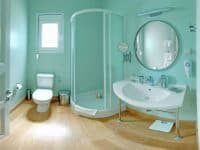 Villa Rhea in Corfu Greece, bathroom 5, by Olive Villa Rentals