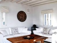 Villa Alistaire in Mykonos Greece, living room 3, by Olive Villa Rentals