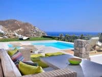 Villa Ambrosia in Mykonos Greece, pool 3, by Olive Villa Rentals