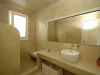Villa Calanthe in Mykonos Greece, bathroom 2, by Olive Villa Rentals