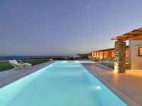 Villa Hypatia in Mykonos Greece, pool, by Olive Villa Rentals