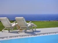 Villa Hypatia in Mykonos Greece, sea view 2, by Olive Villa Rentals