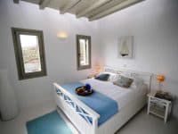 Villa Joy in Mykonos Greece, bedroom, by Olive Villa Rentals