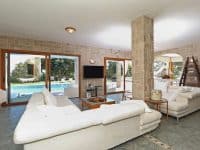 Villa Rafaella in Porto Heli Greece, living room 2, by Olive Villa Rentals