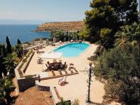 Villa Camelia in Spetses Greece, pool, by Olive Villa Rentals