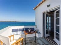 Villa Zenais in Spetses Greece, balcony, by Olive Villa Rentals