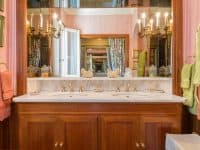 Villa Emeralda in Corfu Greece, bathroom, by Olive Villa Rentals