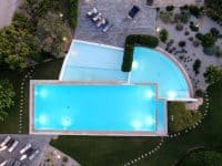 Villa- Magnolia -Porto Heli-by-Olive-Villa-Rentals-night-pool-area