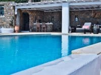 Villa Adelasia in Mykonos Greece, pool, by Olive Villa Rentals