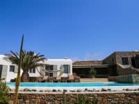 Villa Pacifae in Mykonos Greece, facade, by Olive Villa Rentals
