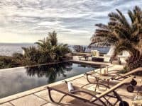 Villa Pacifae in Mykonos Greece, pool, by Olive Villa Rentals