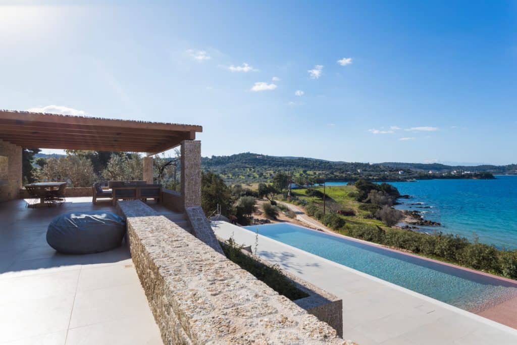 Villa Estee in Porto Heli, outdoors, by Olive Villa Rentals