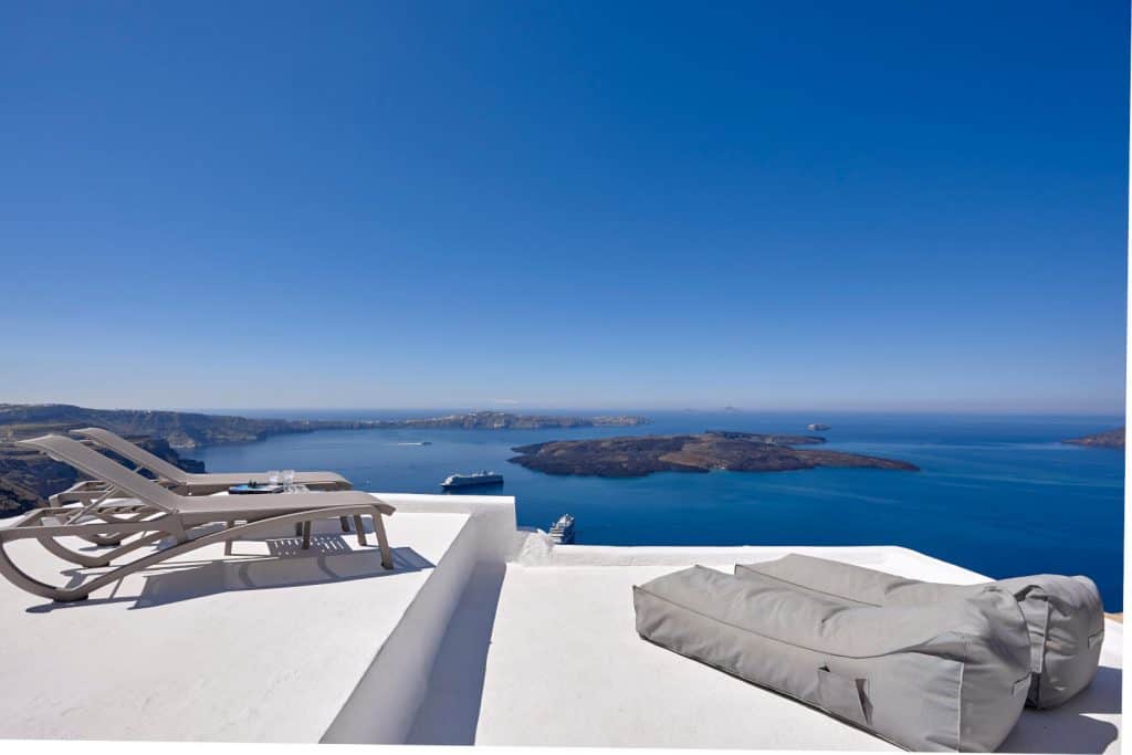Villa Dulcinea in Santorini Greece, Sea view, by Olive Villa Rentals
