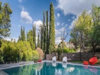 Villa-Aquarelle- Athens-by-Olive-Villa-Rentals-exterior-pool-area