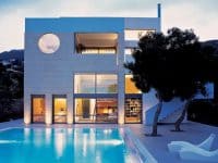 Villa-Aquarelle- Athens-by-Olive-Villa-Rentals-night-view