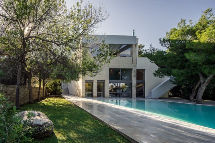 Villa-Aquarelle- Athens-by-Olive-Villa-Rentals-exterior