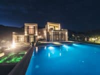 Villa-Amaya-Corfu-by-Olive-Villa-Rentals-exterior-property-night