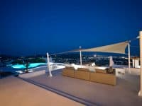 Villa- Velvet-Mykonos-by-Olive-Villa-Rentals-exterior-pool-area-night