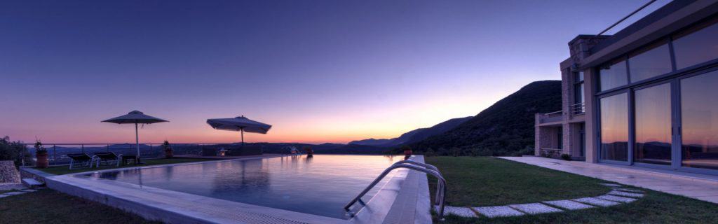 feautured-Villa-Amaya-Corfu-by-Olive-Villa-Rentals-pool-area-evening-sunset-views