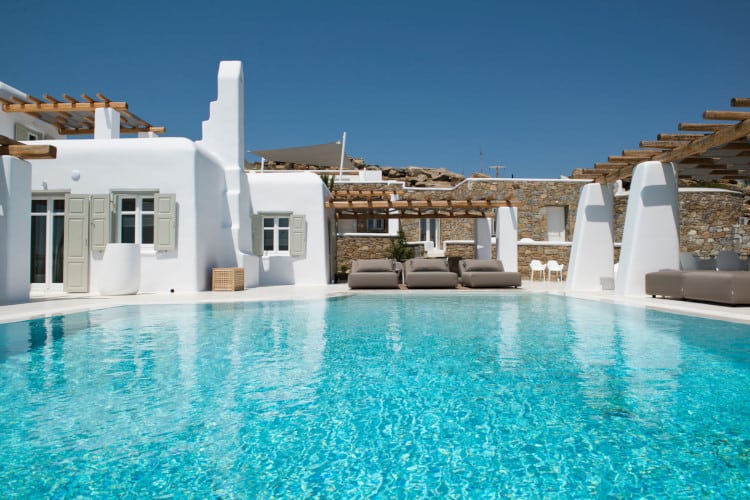 small-Villa- Martini-Mykonos-by-Olive-Villa-Rentals-exterior-pool-area