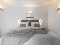 Villa- Coco White -Paros-by-Olive-Villa-Rentals-upper-floor-bedroom