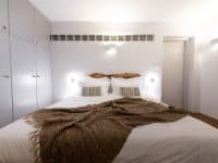 Villa- Coco White -Paros-by-Olive-Villa-Rentals-lower-floor-bedroom