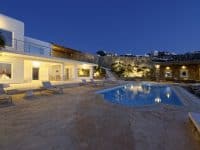 Villa-Delos Mare-Mykonos-by-Olive-Villa-Rentals-exterior-night-views