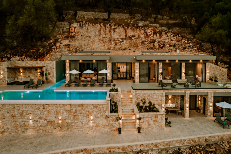 small-Villa Isla in Corfu by Olive Villa Rentals