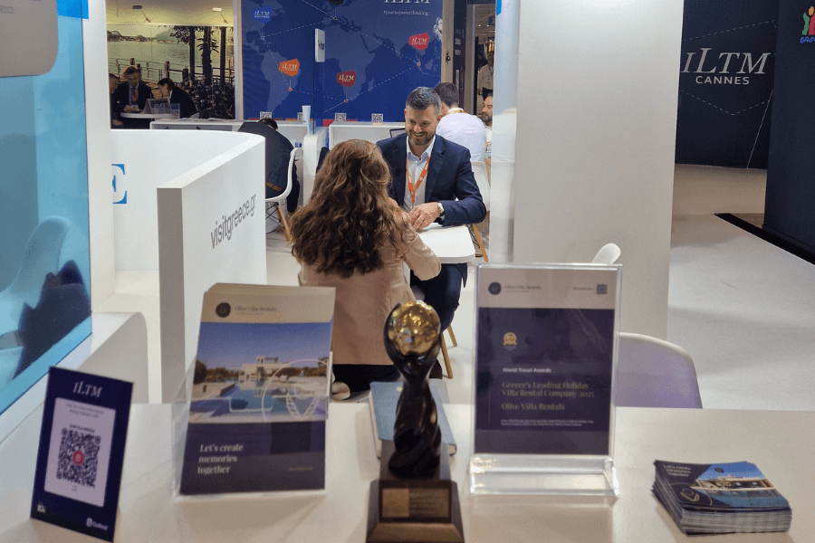 Olive Villa Rentals represented Greece at ILTM Cannes 2025, building global partnerships and reinforcing its position in the luxury villa rental market.