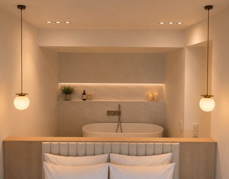 19b.ensuite bedroom with bathtub deco