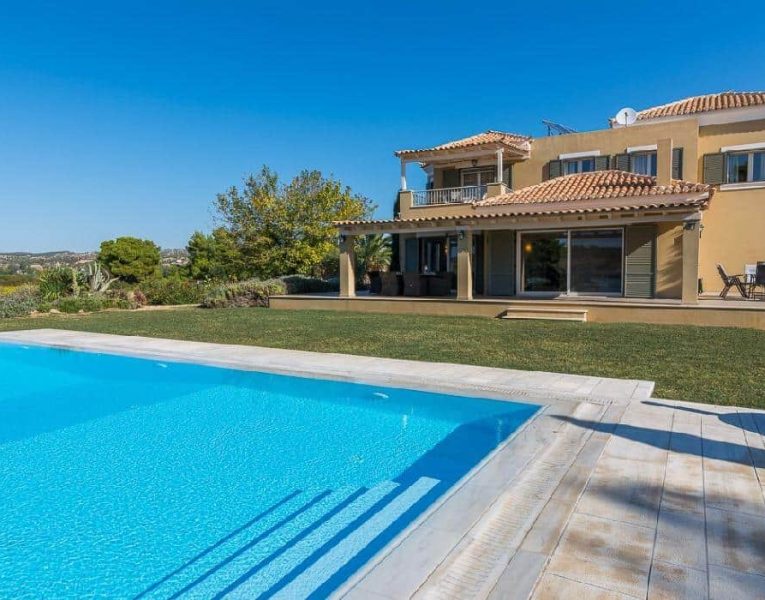 Villa-Dahlia-Porto Heli-by-Olive-Villa-Rentals-pool-area