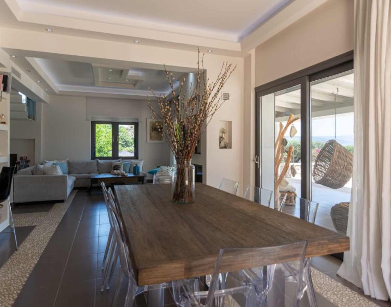 Villa-Camille-Porto Heli-by-Olive-Villa-Rentals-dining-area