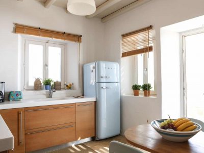 Villa Adelasia in Mykonos Greece, kitchen, by Olive Villa Rentals