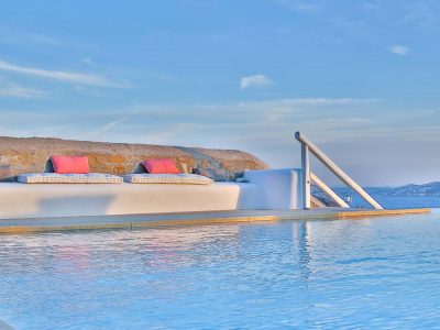 Villa Adelasia in Mykonos Greece, pool, by Olive Villa Rentals