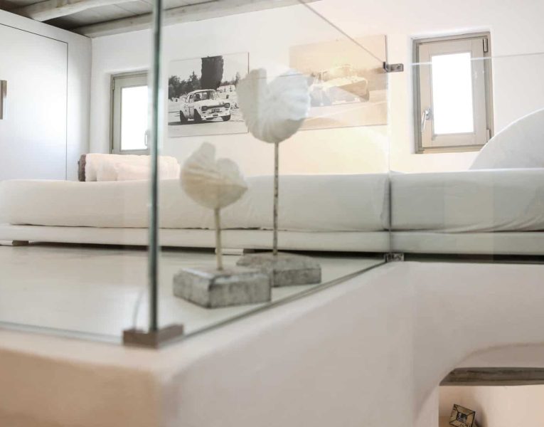 Villa Pacifae in Mykonos Greece, bedroom, by Olive Villa Rentals