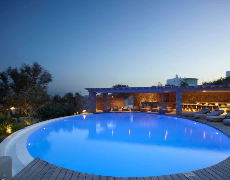 Villa-Princessa-Mykonos-by-Olive-Villa-Rentals-main-pool-night