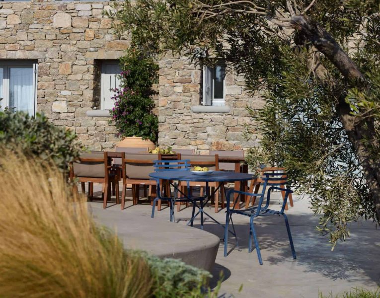 Villa-Princessa-Mykonos-by-Olive-Villa-Rentals-exterior-seating-dining-area
