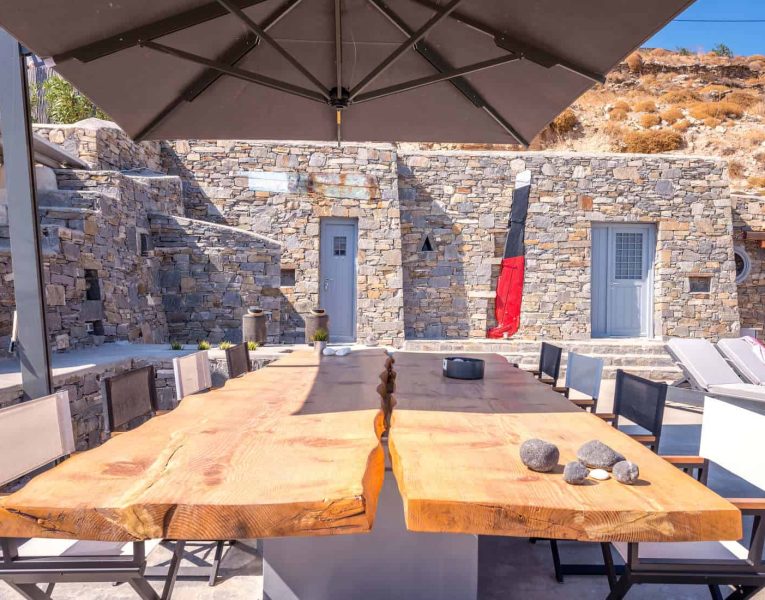 Villa Ninemia in Paros Greece, outdoor, by Olive Villa Rentals