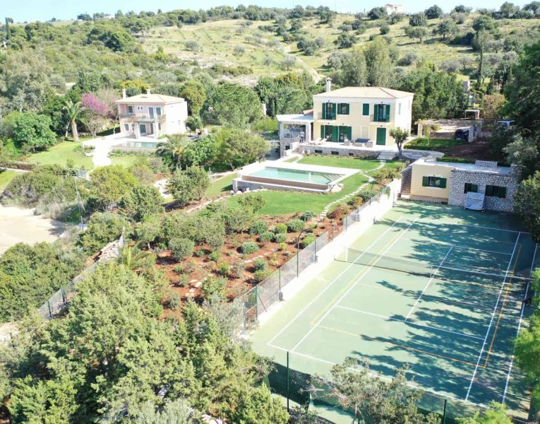 Villa Anais in Porto Heli, basketball court, by Olive Villa Rentals