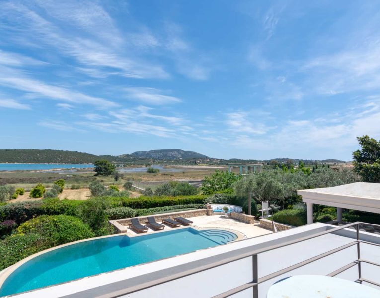 Villa-Camille-Porto Heli-by-Olive-Villa-Rentals-exterior-pool-area-views