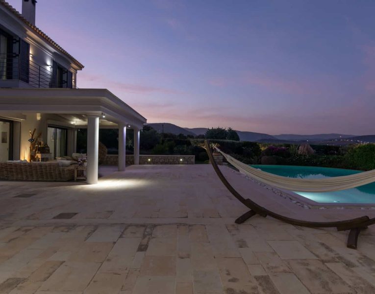 Villa-Camille-Porto Heli-by-Olive-Villa-Rentals-outdoor-pool-area