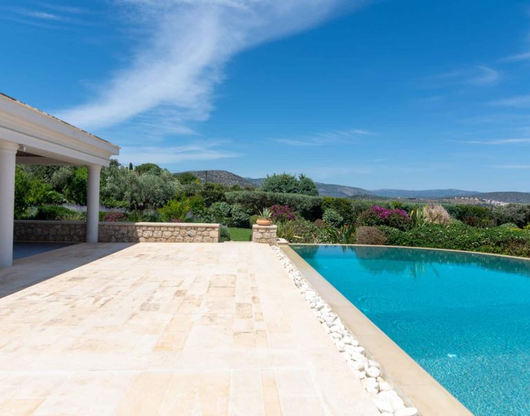 Villa-Camille-Porto Heli-by-Olive-Villa-Rentals-pool-area-exterior