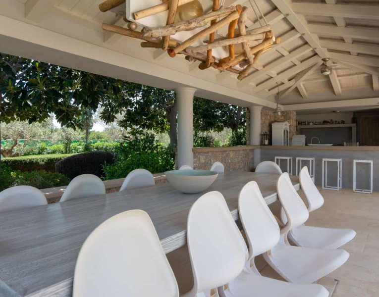 Villa-Camille-Porto Heli-by-Olive-Villa-Rentals-dining-area-exterior