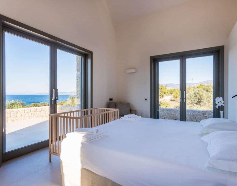 Villa Estee in Porto Heli, bedroom, by Olive Villa Rentals