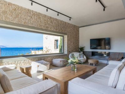 Villa Estee in Porto Heli, living room, by Olive Villa Rentals