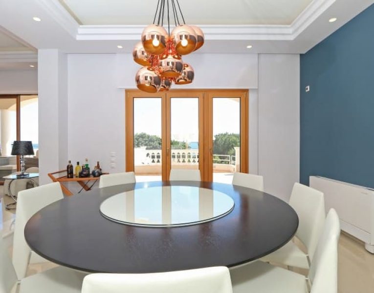 Villa-Rafaella-Porto Heli-by-Olive-Villa-Rentals-dining-area-upper-floor